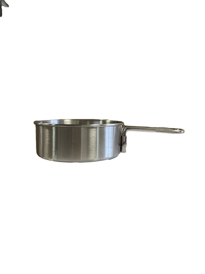 River Country Gear Stainless Steel Camping Pot Set – Pot, Pan & Lid, Lightweight Cookware