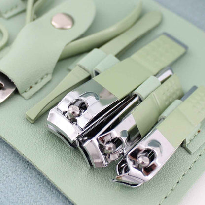 16-Piece Manicure & Pedicure Set – Carbon Steel Travel Grooming Kit