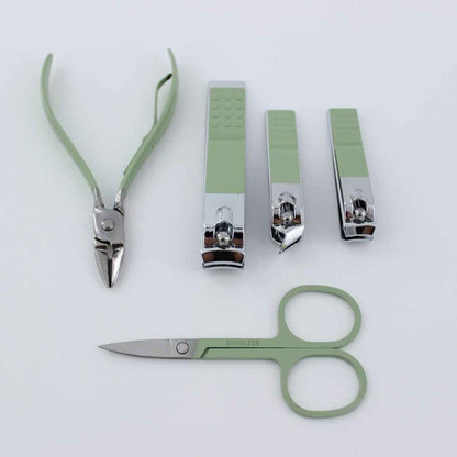 16-Piece Manicure & Pedicure Set – Carbon Steel Travel Grooming Kit
