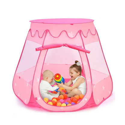 Kids Pop-Up Play Tent with 100 Balls, Mesh Windows and Carry Bag