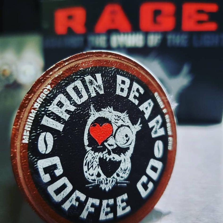 Rage Kups | Medium Roast Coffee Pods | K-Cup Compatible | 12ct or 72ct | Iron Bean Coffee Company - Niksstuff