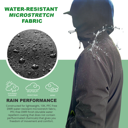 Huakai Travel Rain Jacket | Unisex | Waterproof DWR | COR Surf - Niksstuff