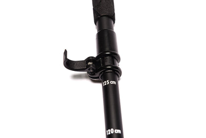 River Country Gear 100% Carbon Fiber Folding Trekking Poles – 7.4 oz/pole, 15" Collapsed, 110cm+ Adjustable