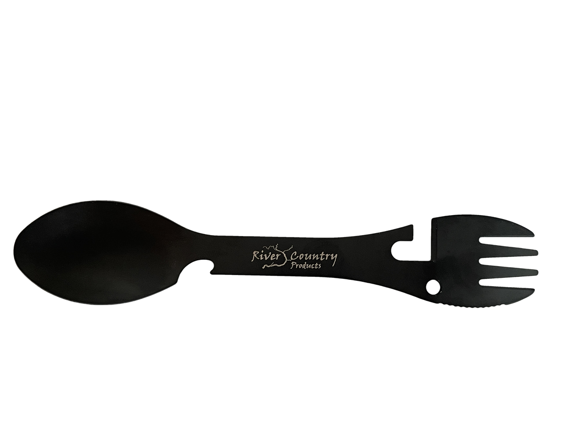 River Country Gear Stainless Steel Camping Spork – Lightweight, Durable, Ergonomic