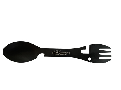 River Country Gear Stainless Steel Camping Spork – Lightweight, Durable, Ergonomic