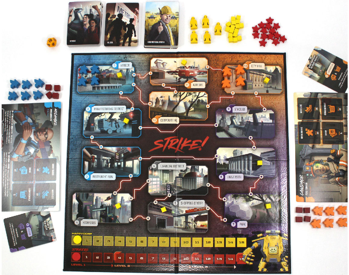 Strike! The Game of Worker Rebellion - Cooperative Board Game