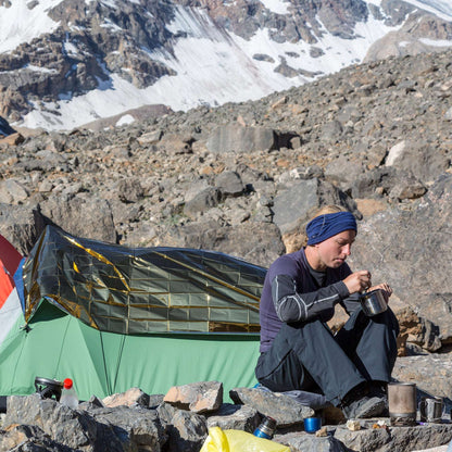 Reflective emergency survival bivvy sleeping bag shelter