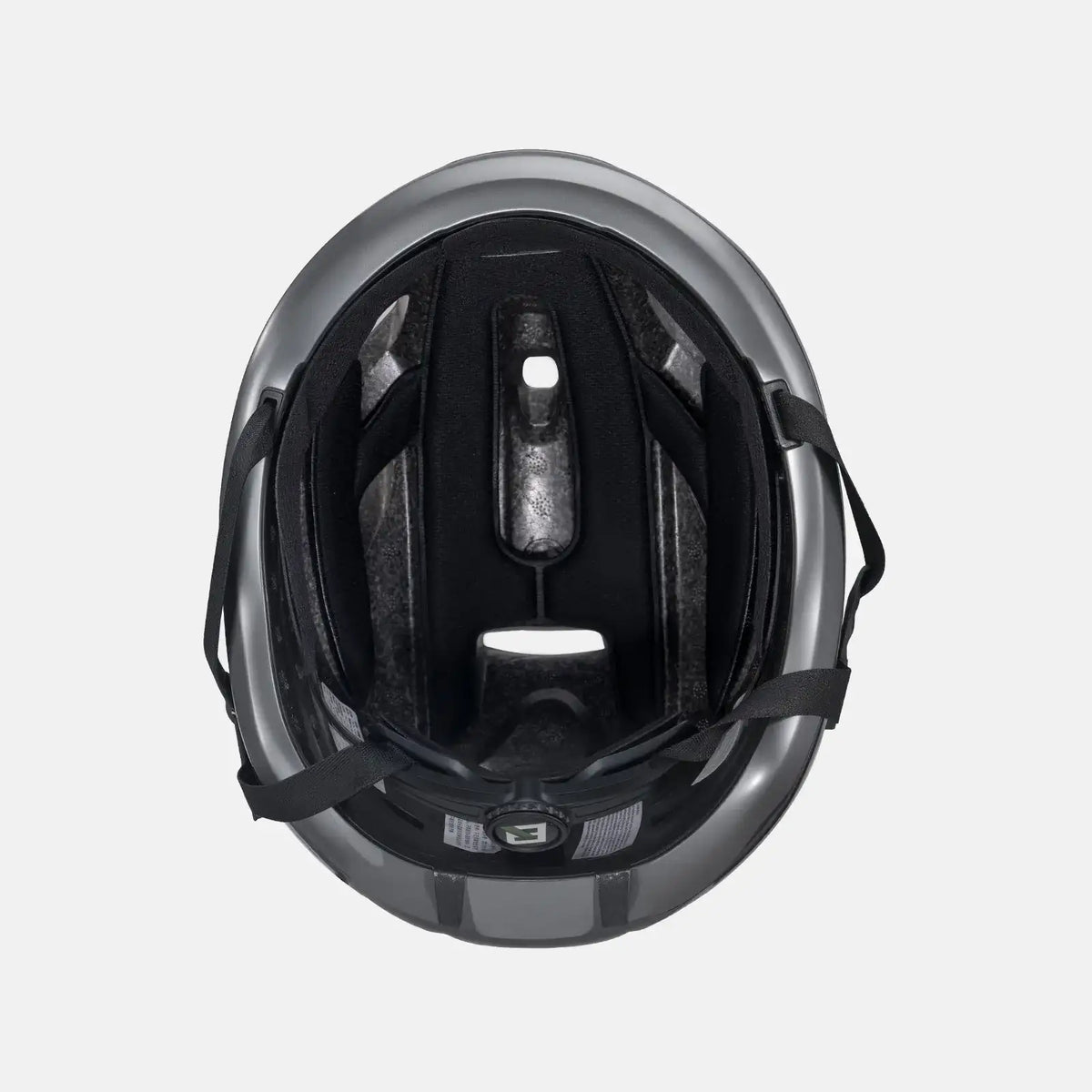 ROCKBROS bike helmet, glossy black interior padding and head strap