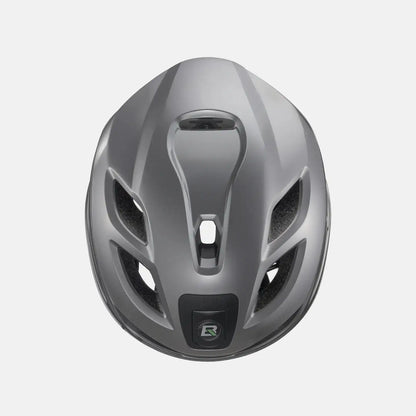ROCKBROS bike helmet, light gray exterior, with rear vents