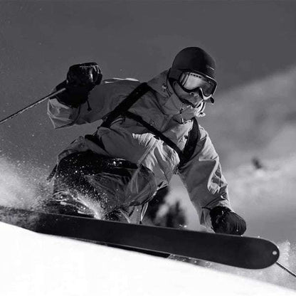 Black helmet liner worn under snow sports helmets