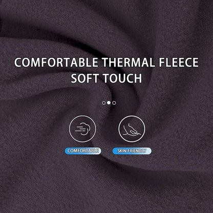 Thermal fleece balaclava ski mask fabric in dark gray with soft-touch texture