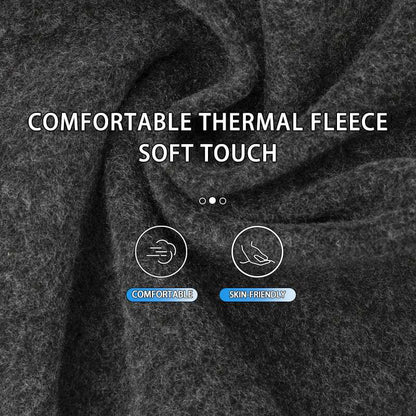 ROCKBROS thermal fleece balaclava fabric, dark textured soft-touch panel