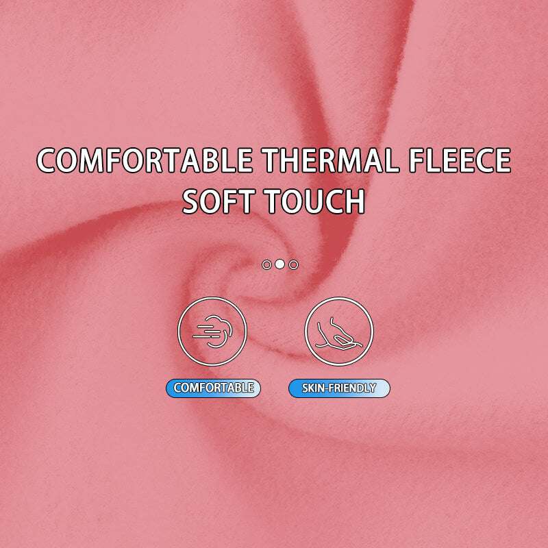 Pink thermal fleece balaclava ski mask fabric close-up, soft-touch texture detail