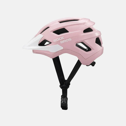 Pink youth bike helmet with side vents and adjustable chin straps