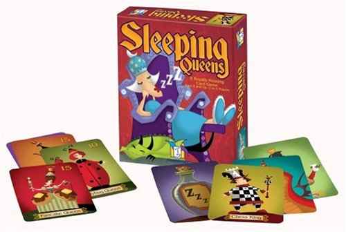 Royally rousing card game set with box and illustrated playing cards