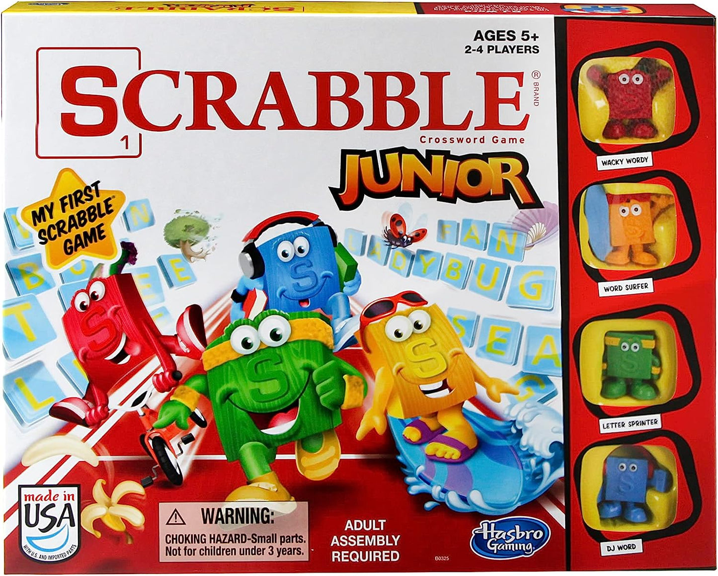 Scrabble Junior Crossword Board Game – 2 Skill Levels | Ages 5+