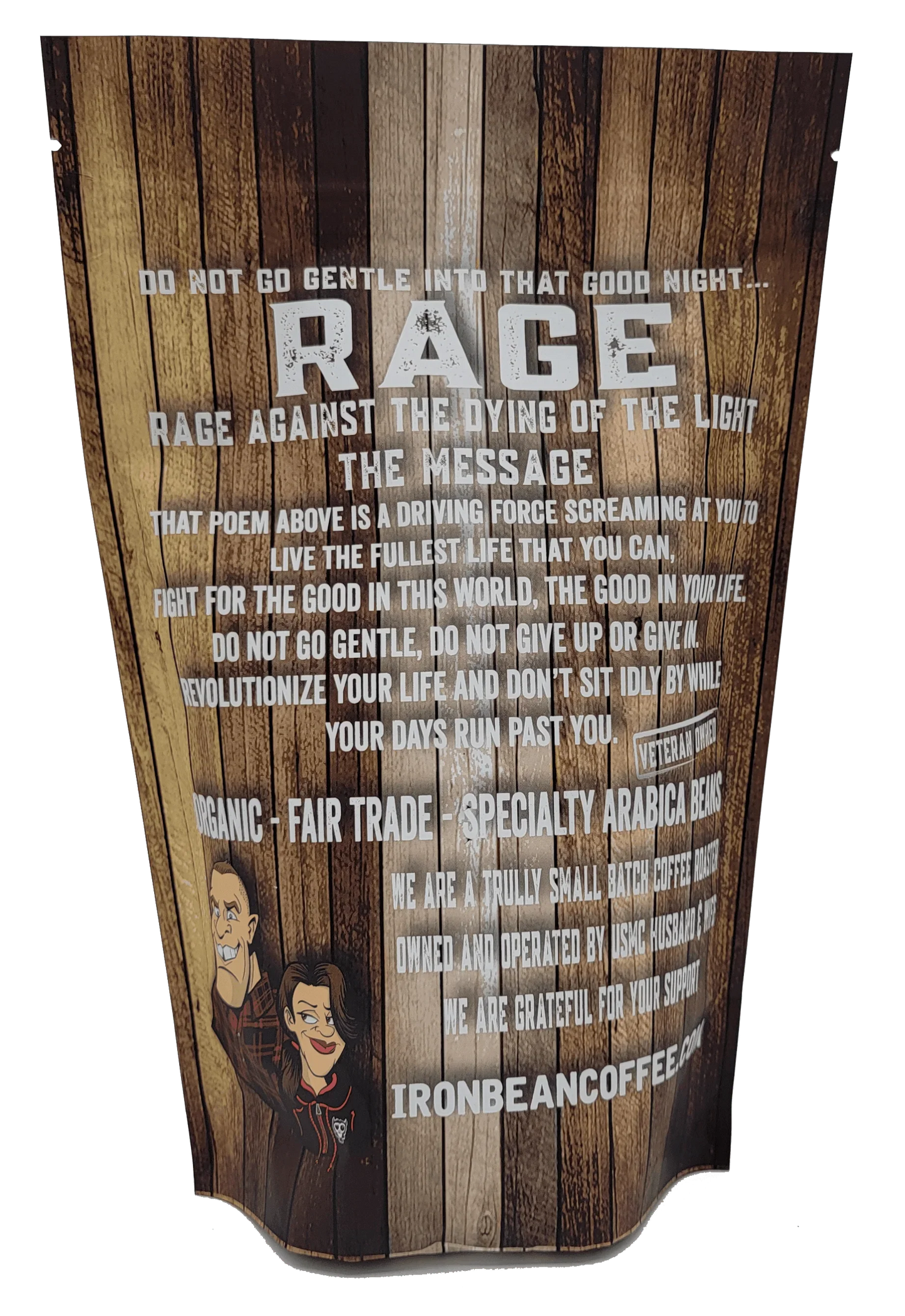 Salted Caramel Mocha Flavored Coffee | 12oz | Medium Roast | Whole Bean or Drip Grind | Iron Bean Coffee Company - Niksstuff