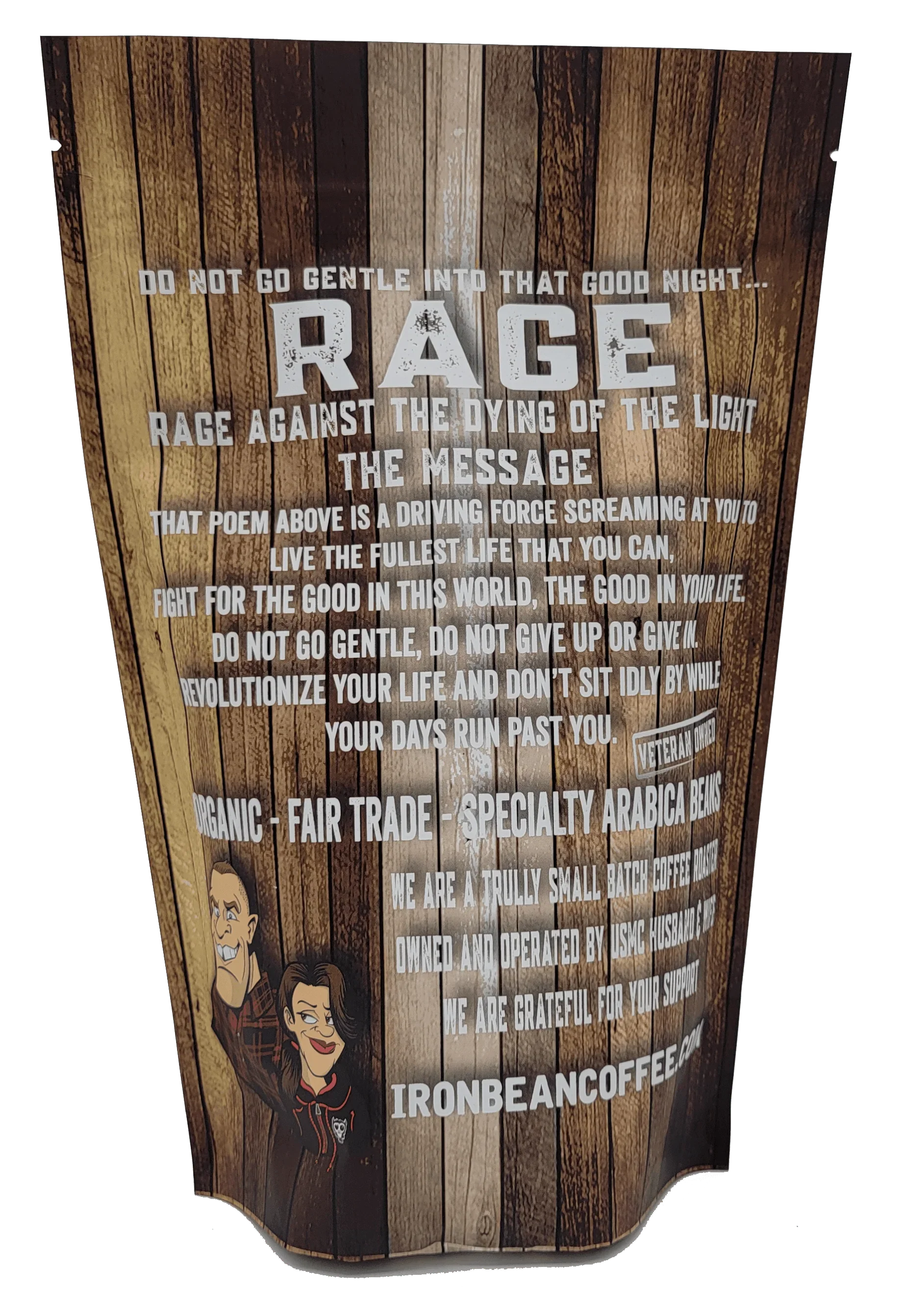 Salted Caramel Mocha Flavored Coffee | 12oz | Medium Roast | Whole Bean or Drip Grind | Iron Bean Coffee Company - Niksstuff