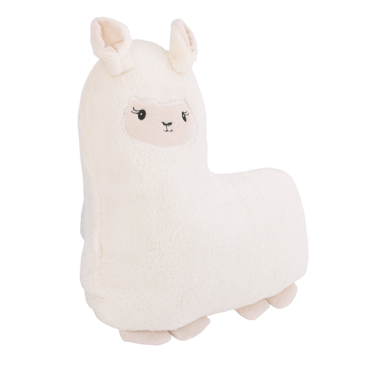 Little Love by NoJo Ivory Llama Sherpa Pillow