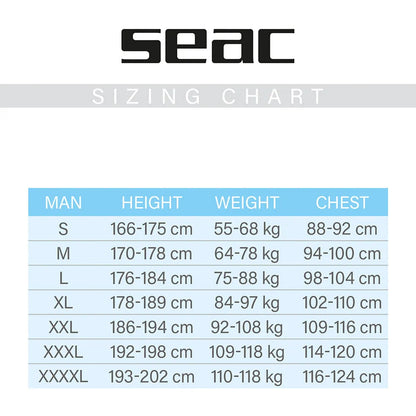 Seac Ciao Men's 2.5mm Shorty Wetsuit - Niksstuff