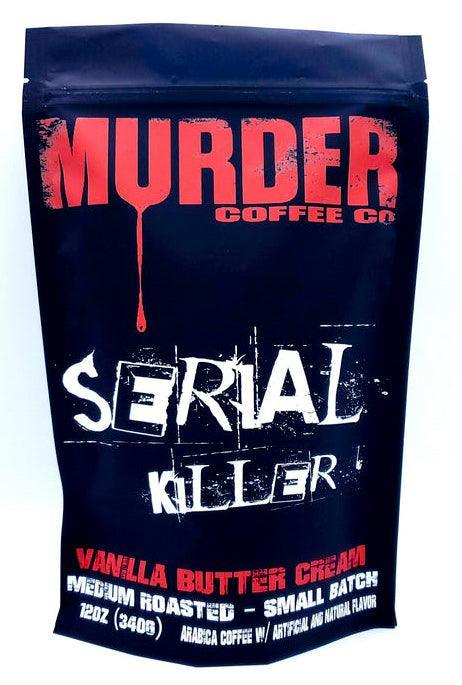 Serial Killer | Vanilla Butter Cream Flavored Coffee | 12oz | Medium Roast | Whole Bean or Drip Grind | Iron Bean Coffee Company - Niksstuff