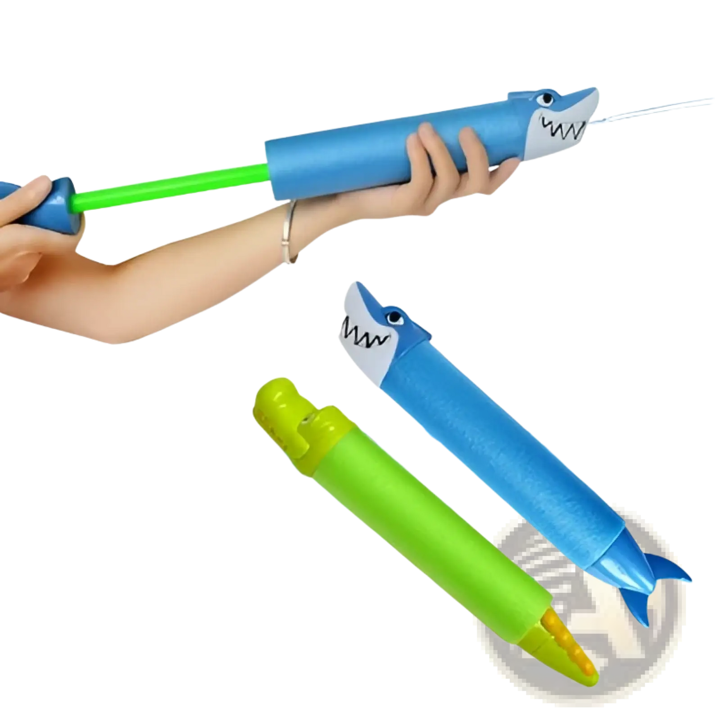 Shark & Crocodile Foam Water Gun Blaster | Kids Pool Toy | 2 Styles | 2 Colors | ARBA Global - Niksstuff
