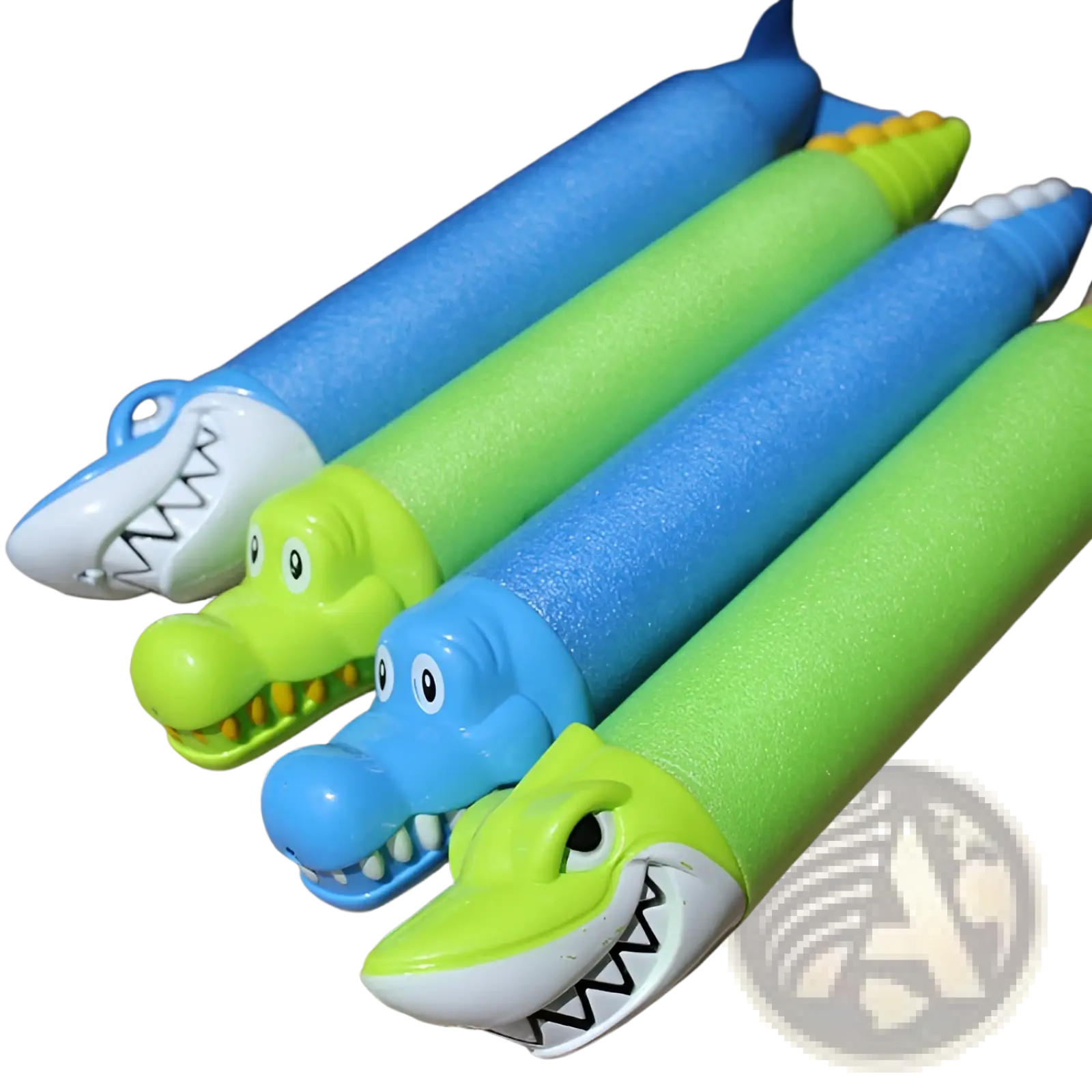 Shark & Crocodile Foam Water Gun Blaster | Kids Pool Toy | 2 Styles | 2 Colors | ARBA Global - Niksstuff