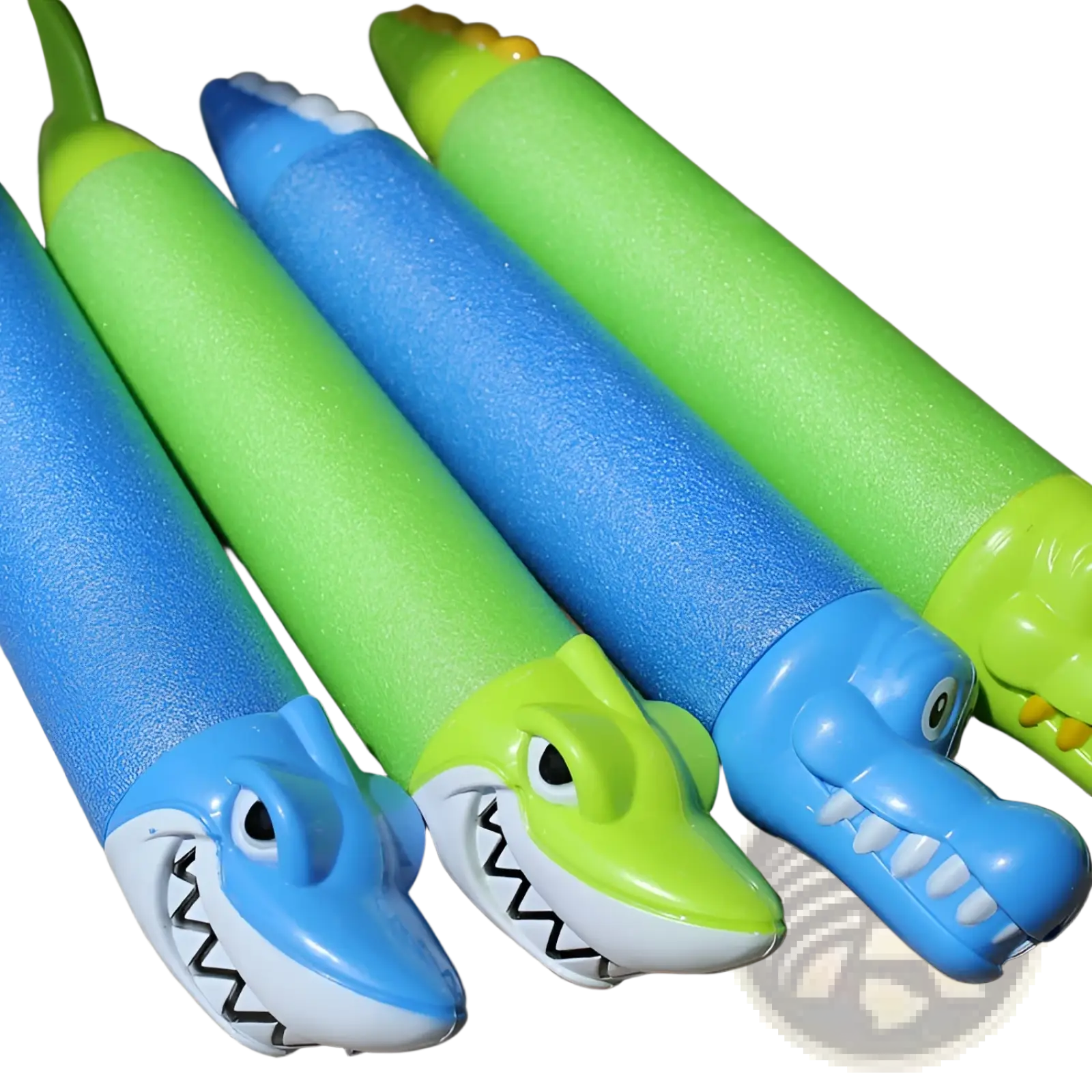 Shark & Crocodile Foam Water Gun Blaster | Kids Pool Toy | 2 Styles | 2 Colors | ARBA Global - Niksstuff