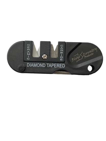 River Country Gear RCP Knife Sharpener – Dual-Stage, Non-Slip Base, Camping & Kitchen