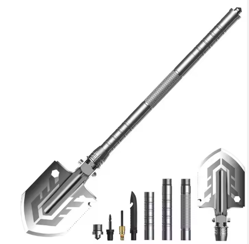 River Country Gear 7-in-1 Folding Shovel Multi-Tool – Aluminum Alloy, 2 lbs