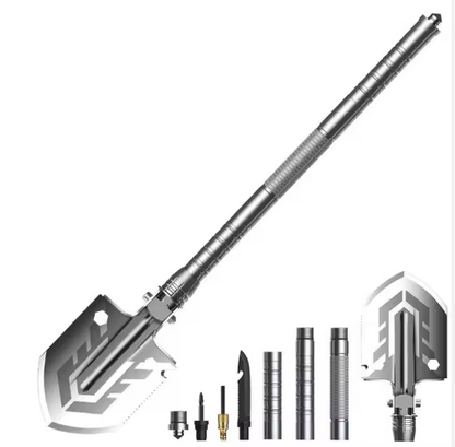 River Country Gear 7-in-1 Folding Shovel Multi-Tool – Aluminum Alloy, 2 lbs