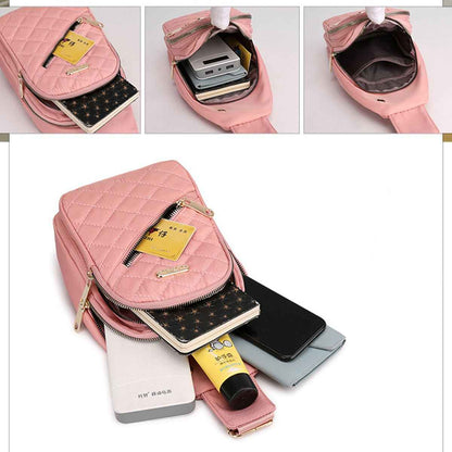 Women's Shoulder Sling Bag – Nylon Adjustable Strap Crossbody Purse