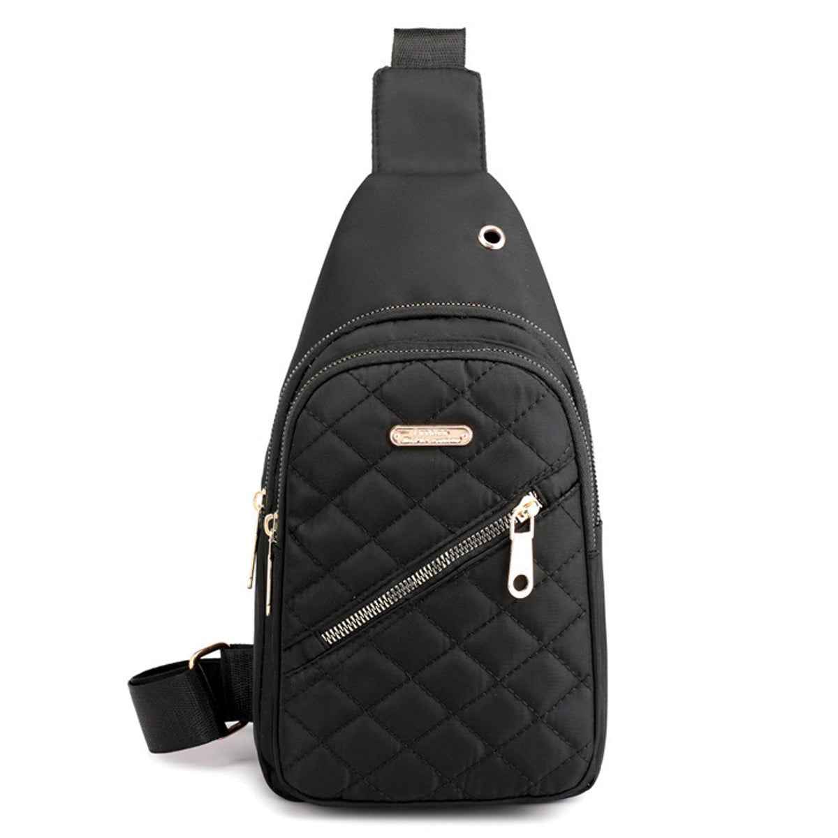 Women's Shoulder Sling Bag – Nylon Adjustable Strap Crossbody Purse