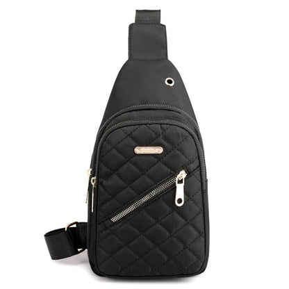 Women's Shoulder Sling Bag – Nylon Adjustable Strap Crossbody Purse