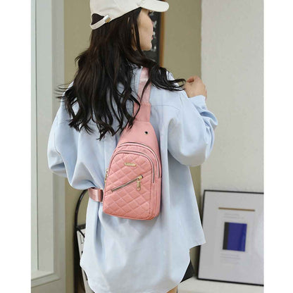 Women's Shoulder Sling Bag – Nylon Adjustable Strap Crossbody Purse