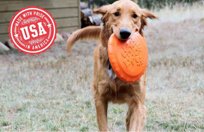 Bottle Top Flyer Rubber Frisbee for Dogs by SodaPup