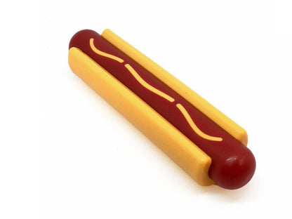 SodaPup Hot Dog Nylon Chew Toy for Aggressive Chewers | USA Made - Niksstuff