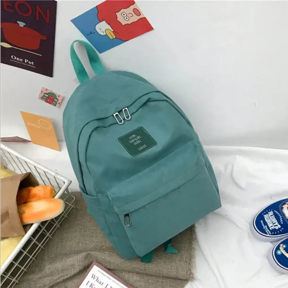 Women's Korean Corduroy Backpack | Pastel School & Travel Bag | 5 Colors | Large Capacity | ARBA Global - Niksstuff