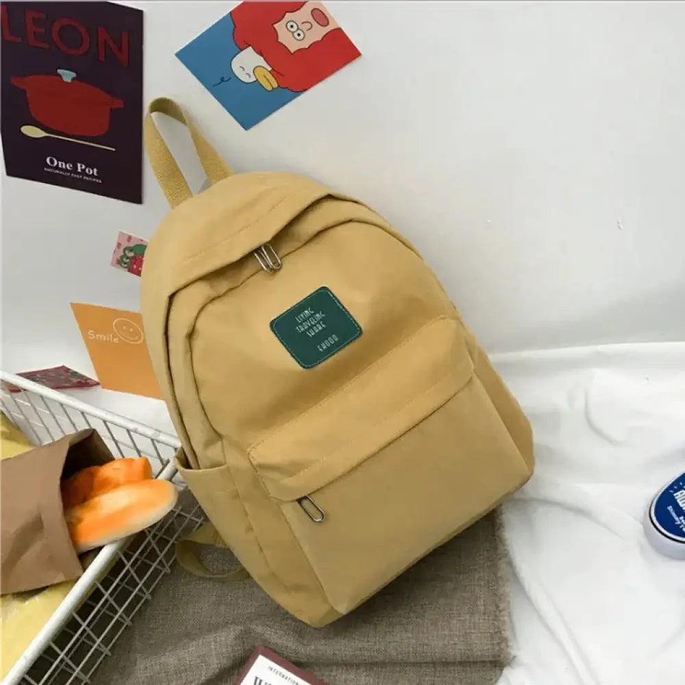 Women's Korean Corduroy Backpack | Pastel School & Travel Bag | 5 Colors | Large Capacity | ARBA Global - Niksstuff