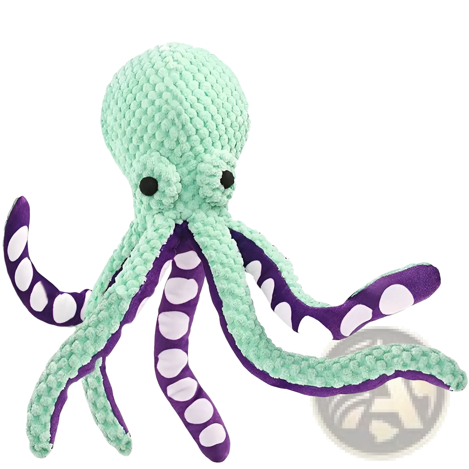Squeaky Octopus Plush Pet Toy | Crocheted Textured Fabric | 3 Colors | 32cm | ARBA Global - Niksstuff