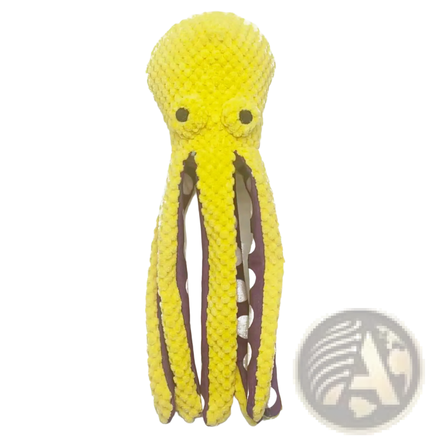 Squeaky Octopus Plush Pet Toy | Crocheted Textured Fabric | 3 Colors | 32cm | ARBA Global - Niksstuff