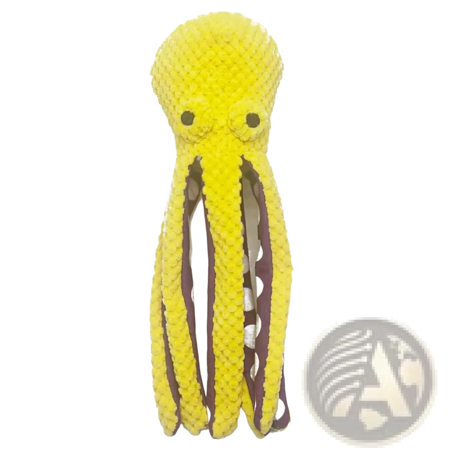Squeaky Octopus Plush Pet Toy | Crocheted Textured Fabric | 3 Colors | 32cm | ARBA Global - Niksstuff