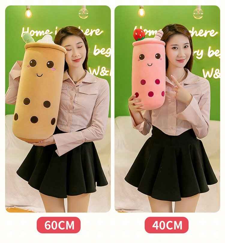 Boba Stuffed Animal – Kawaii Bubble Tea Plush Figure