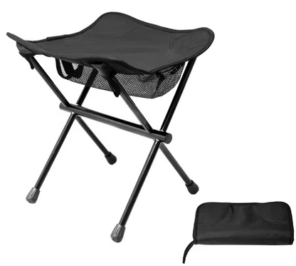 River Country Gear Foldable Camping Stool – Lightweight, Up to 250 lbs, Portable