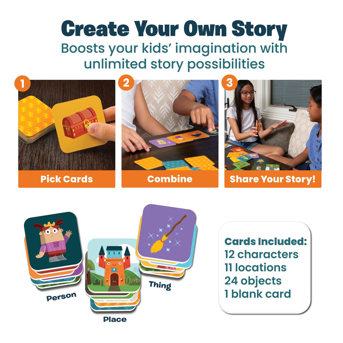 Playper Story Starters Cards, Princess Petunia Edition