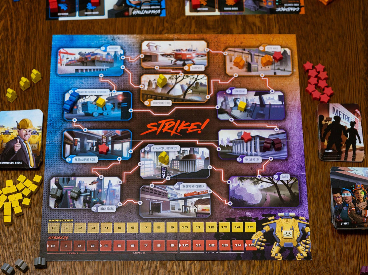 Strike! The Game of Worker Rebellion - Cooperative Board Game