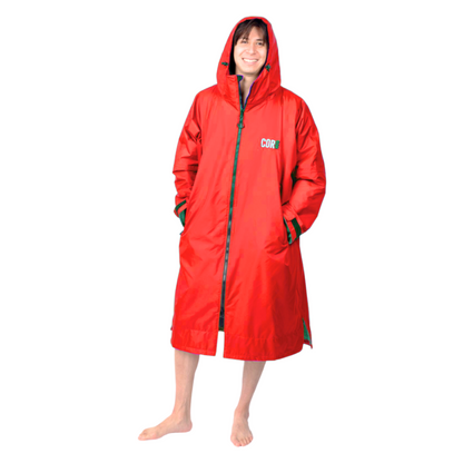 Waterproof Swim Parka Red | COR Surf | XS–Large | 5-Year Warranty - Niksstuff