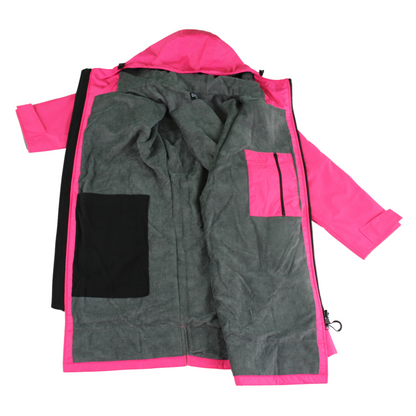 Waterproof Swim Parka Black | Terry Towel Lining | XS–XL | COR Surf - Niksstuff