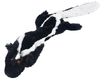 Jeffers Thinnies Unstuffed Plush Dog Toys | 21"L | Rabbit, Fox, Raccoon, Skunk, or Chipmunk | Single or 5-Pack - Niksstuff