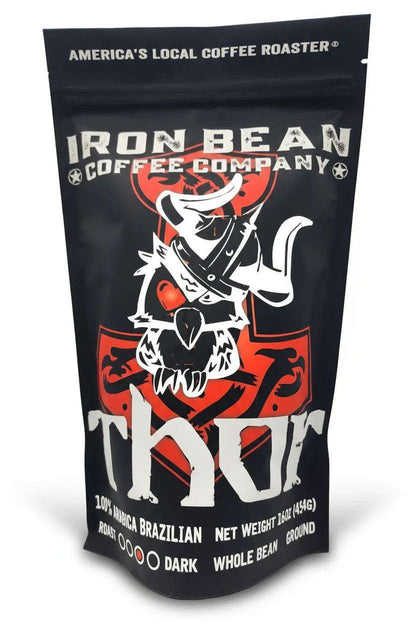 Iron Bean Coffee THOR Medium-Dark Roast - 100% Arabica